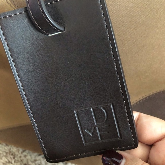 DVF Brown Multi-tone Faux Suede Overnight Bag - Picture 5 of 15